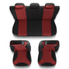 Fundas universales para asientos de coche para Fiat Doblo I, II, III, IV, V (2000-....) - TR-RD