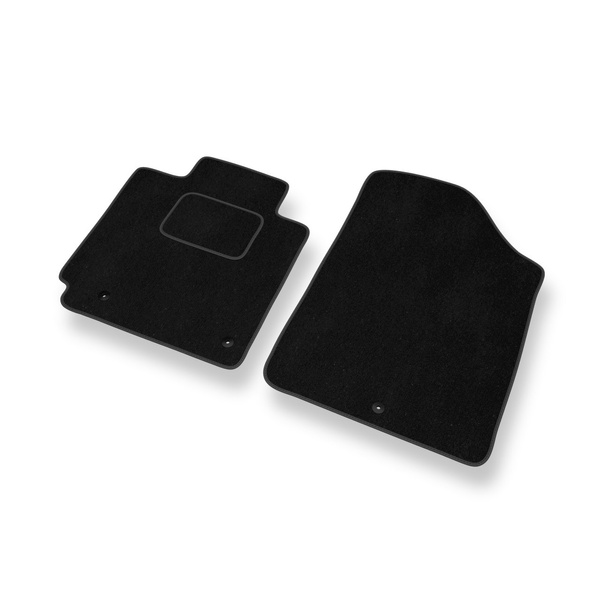 Alfombrillas de Velour adecuadas para Hyundai Elantra V Berlina (2011-2015) - alfombras para coche - Premium color negro