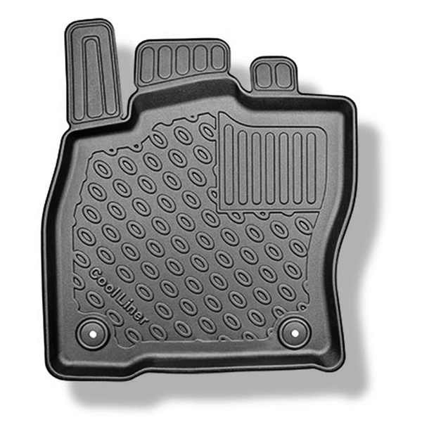 Conjunto de alfombrilla para maletero y alfombrillas para el interior del coche TPE para: Cupra Formentor Crossover (09.2020-....) - maletero superior; suelo móvil en la posición superior; no adecuado para versión Plug-in híbrida