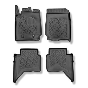 Alfombrillas de TPE adecuadas para Ford Ranger T6 PX2 Pick-Up (12.2015-10.2022) - alfombras para coche