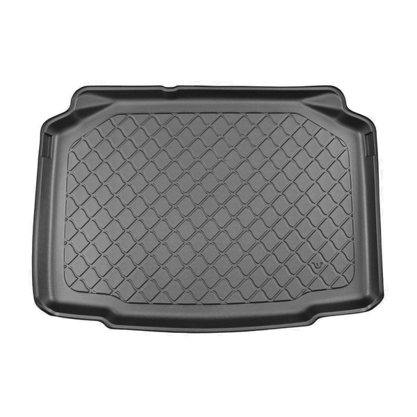 Alfombra para maletero adecuada para Skoda Kamiq SUV (09.2019-....) - Protector maletero - Alfombrilla maletero antideslizante - parte inferior del maletero (sin base multifuncional)