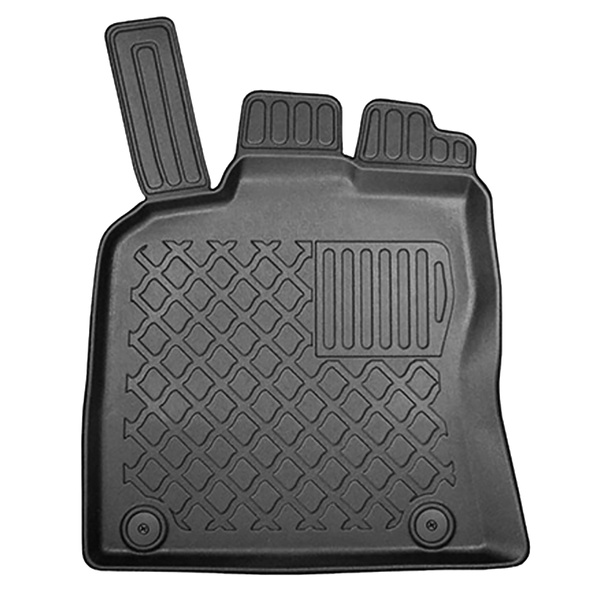 Conjunto de alfombrilla para maletero y alfombrillas para el interior del coche TPE para: Porsche Macan SUV (03.2014-06.2024) - también para modelos con carriles de sujeción