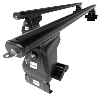 Portaequipajes de techo adecuadas para Audi A6 C6 Sedan (2004-2010) - baca negra