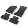 Alfombrillas de goma adecuadas para Audi A4 B8 (2008-2015) - alfombras para coche