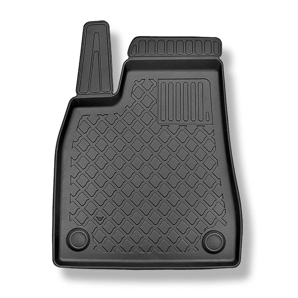 Conjunto de alfombrilla para maletero y alfombrillas para el interior del coche TPE para: Tesla Model X SUV (10.2016-12.2020) - 6/7 plazas; solo anteriori; maletero delantero