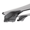 Portaequipajes de techo adecuadas para Peugeot 308 SW (2014-2021) - baca plata para coche - barras para techo de coche - railing integrado - aluminio