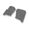 Alfombrillas de Velour adecuadas para Land Rover Discovery III SUV (2004-2009) - alfombras para coche - Premium color gris