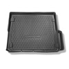Alfombra para maletero adecuada para Mercedes-Benz Classe E W211 Familiar (2003-10.2009) - Protector maletero - Alfombrilla maletero antideslizante - con navegación y variobox (sin compartimento izquierdo; 15 cm más corto que el modelo estándar)