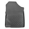 Conjunto de alfombrilla para maletero y alfombrillas para el interior del coche TPE para: Toyota Yaris III Hatchback (09.2011-08.2020) - parte inferior del maletero