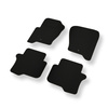 Alfombrillas de fieltro adecuadas para Land Rover Discovery IV SUV (2010-2016) - alfombras para coche - color negro