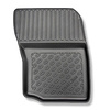 Conjunto de alfombrilla para maletero y alfombrillas para el interior del coche TPE para: Mitsubishi Outlander III SUV (09.2012-2022) - 5/7 plazas; tercera fila vacía (con y sin subwoofer); no para la versión híbrida; sin tercera fila