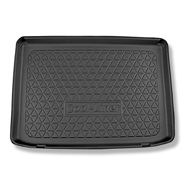 Alfombra para maletero adecuada para Ford Puma Crossover (10.2019-....) - Protector maletero - Alfombrilla maletero antideslizante - maletero superior; piso móvil en la posición más alta; también para híbridos; también versión eléctrica Gen-E