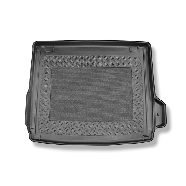 Alfombra para maletero adecuada para BMW X3 G01 SAV (11.2017-....) - Protector maletero - Alfombrilla maletero antideslizante - también para modelos con carriles de sujeción; no adecuado para versión Plug-in híbrida