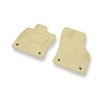 Alfombrillas de Velour adecuadas para Skoda Superb III Familiar, Liftback (2015-2024) - alfombras para coche - Premium color beige