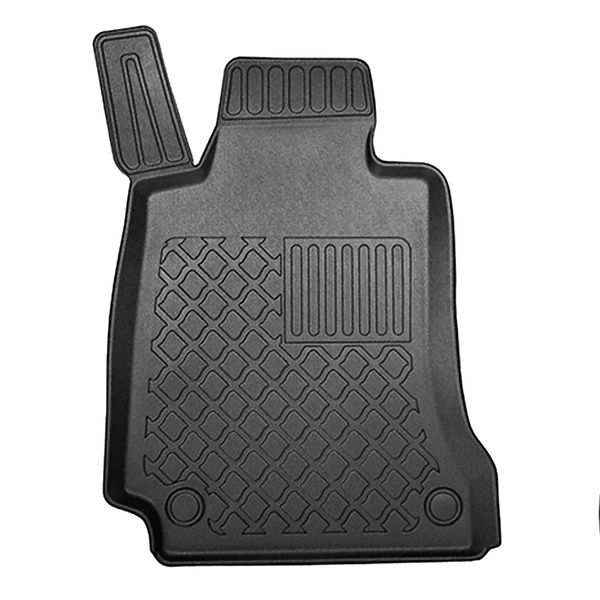 Conjunto de alfombrilla para maletero y alfombrillas para el interior del coche TPE para: Mercedes-Benz Classe C W204 Berlina (04.2007-02.2014) - asientos traseros reclinables; sin compartimento izquierdo