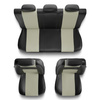 Fundas universales para asientos de coche para Citroen C3 Aircross I, II (2017-....) - XL-BE