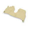 Alfombrillas de Velour adecuadas para Peugeot 807 Monovolumen (2002-2014) - alfombras para coche - Premium color beige