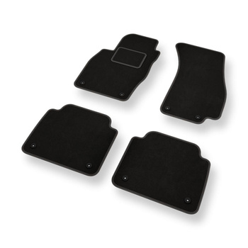 Alfombrillas de Velour adecuadas para Audi A8 IV D5 Berlina (2017-....) versión 