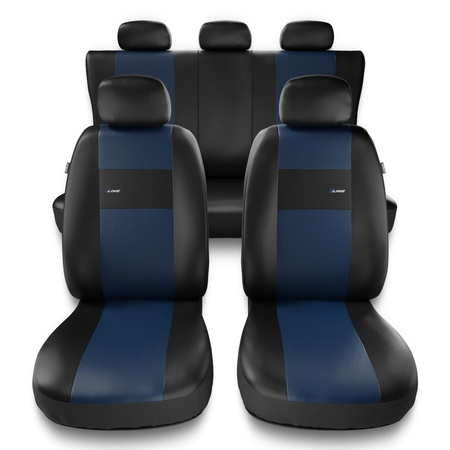 Fundas universales para asientos de coche para Mitsubishi L200 I, II, III, IV, V, VI (1993-....) - XL-BL