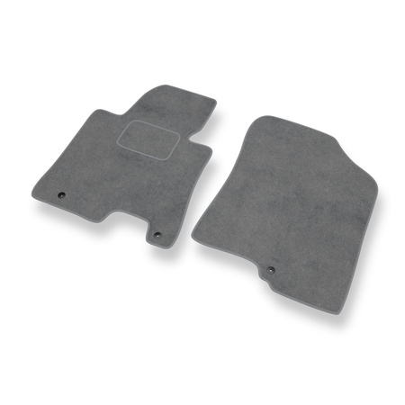 Alfombrillas de Velour adecuadas para Kia Ceed II (2012-2018) - alfombras para coche - Premium color gris