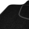 Alfombrillas de Velour adecuadas para Toyota Land Cruiser J70 SUV (1984-....) - alfombras para coche - Premium color negro
