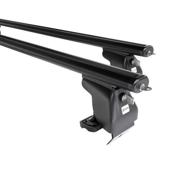 Portaequipajes de techo adecuadas para DS 4 Hatchback (2011-2018) - baca negra para coche - barras para techo de coche - sin puntos de montaje - aluminio