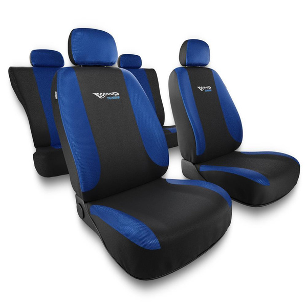 Fundas universales para asientos de coche para Lancia Phedra (2002-2010) - TG-BL