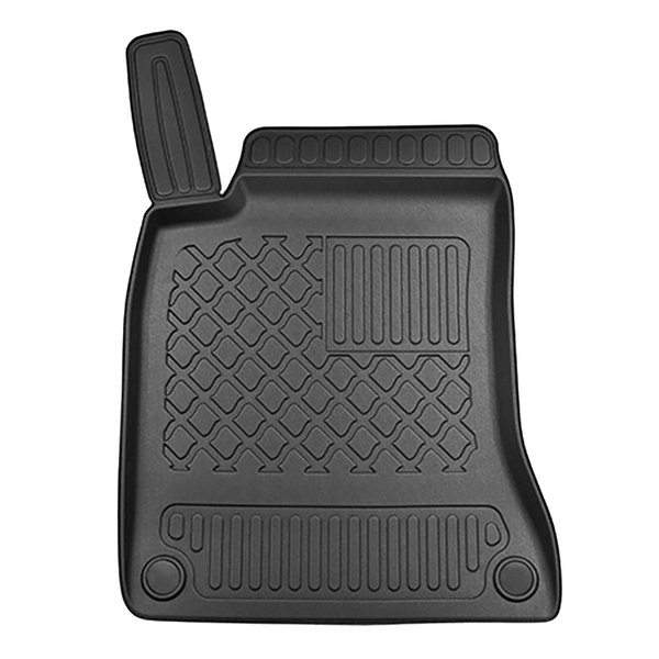 Conjunto de alfombrilla para maletero y alfombrillas para el interior del coche TPE para: Mercedes-Benz CLA C117 Coupé (03.2013-03.2019) - sin compartimento izquierdo