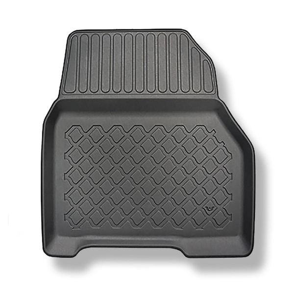 Conjunto de alfombrilla para maletero y alfombrillas para el interior del coche TPE para: Renault Kangoo II Furgonetaeta (01.2008-04.2021) - 5 plazas; distancia entre ejes 2.697 mm; sin tercera fila