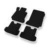Alfombrillas de fieltro adecuadas para Mercedes-Benz Classe E C207 Coupé (2009-2016) - alfombras para coche - color negro