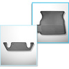 Conjunto de alfombrilla para maletero y alfombrillas para el interior del coche TPE para: Tesla Model X SUV (01.2021-....) - 6 posti; III fila; tras la 2ª fila de asientos (3a fila abatible)