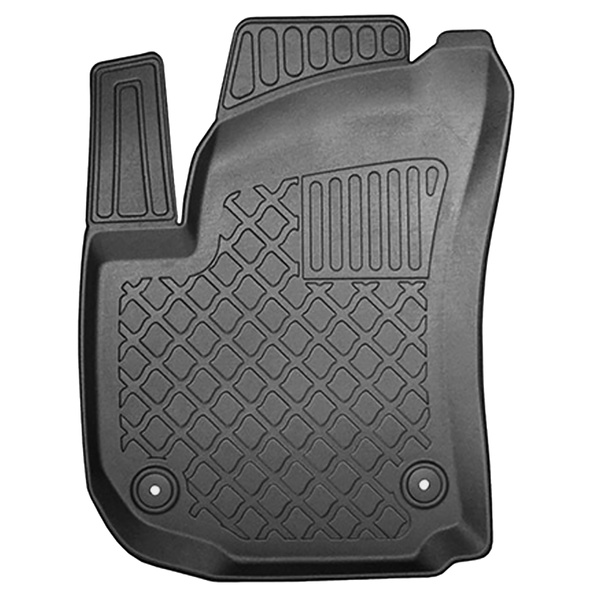 Conjunto de alfombrilla para maletero y alfombrillas para el interior del coche TPE para: Opel Zafira B Monovolumen (05.2005-2014) - 7 plazas; 3a fila abatible