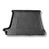 Alfombra para maletero adecuada para Renault Trafic II Furgoneta (09.2001-08.2014) - Protector maletero - Alfombrilla maletero antideslizante - versión turismo (familiar/tour); para detrás de la 3a fila de asientos; aire acondicionado adicional; L2 (larga