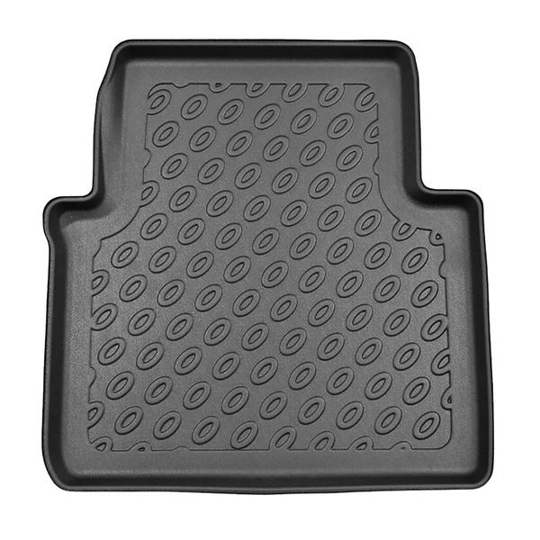 Conjunto de alfombrilla para maletero y alfombrillas para el interior del coche TPE PREMIUM para: Citroen C3 Aircross II SUV (11.2017-2024) - maletero inferior; piso móvil en la posición más baja o sin el piso móvil; asientos traseros reclinables y corred