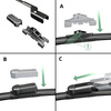 Escobillas limpiaparabrisas para la luna delantera para Audi A3 8V Sportback (09.2012-2020) - escobillas plana