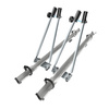 2x Portabicicletas de techo, Soporte para bicicletas para el techo del coche con barra de aluminio - 2xM-42