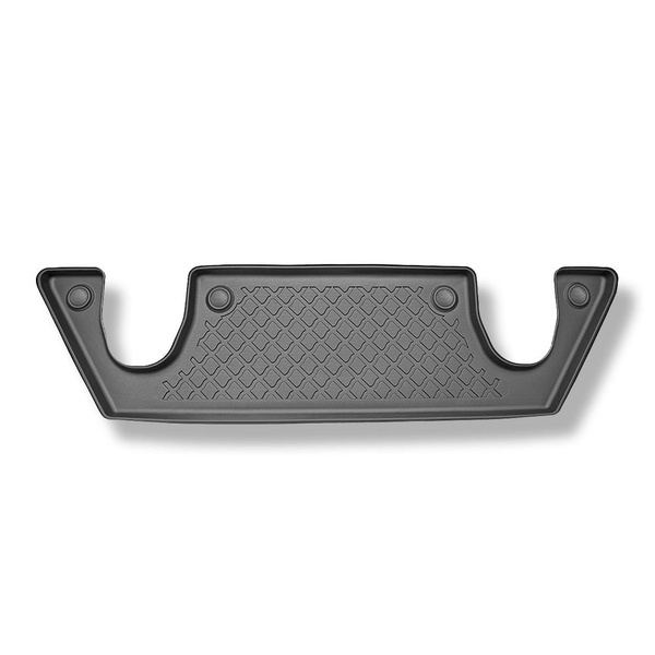 Conjunto de alfombrilla para maletero y alfombrillas para el interior del coche TPE para: Tesla Model X SUV (01.2021-....) - 6 posti; III fila; tras la 2ª fila de asientos (3a fila abatible)