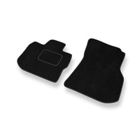 Alfombrillas de Velour adecuadas para BMW X3 (2018-2024) - alfombras para coche - Premium color negro