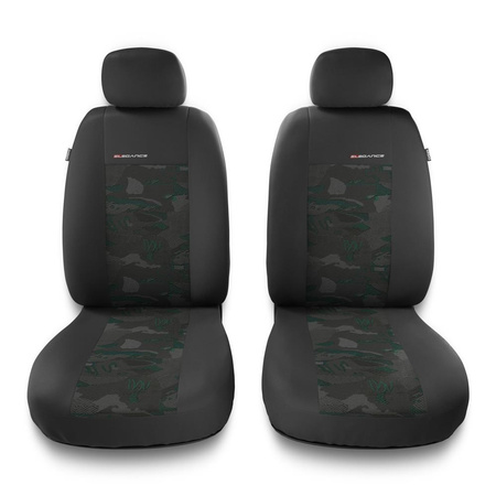 Fundas universales para asientos de coche para Renault Scenic I, II, III, IV (1996-2019) - 2UNE-GR