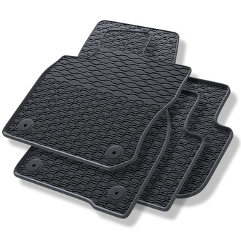 Alfombrillas de goma adecuadas para Volkswagen Tiguan III Crossover (2024-....) 
