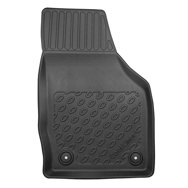 Conjunto de alfombrilla para maletero y alfombrillas para el interior del coche TPE PREMIUM para: Audi Q3 SUV (08.2011-06.2018) - parte inferior del maletero; sin rueda de repuesto provisional; también versión Quattro