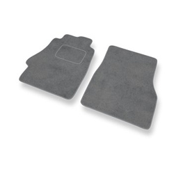 Alfombrillas de Velour adecuadas para Toyota MR2 III Coupé (1997-2007) - alfombras para coche - Premium color gris