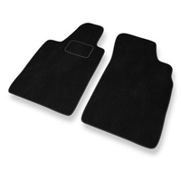 Alfombrillas de Velour adecuadas para Fiat Barchetta (1995-2005) - alfombras para coche - Premium color negro