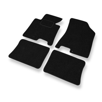 Alfombrillas de fieltro adecuadas para Hyundai i40 (2011-2019) - alfombras para coche - color negro