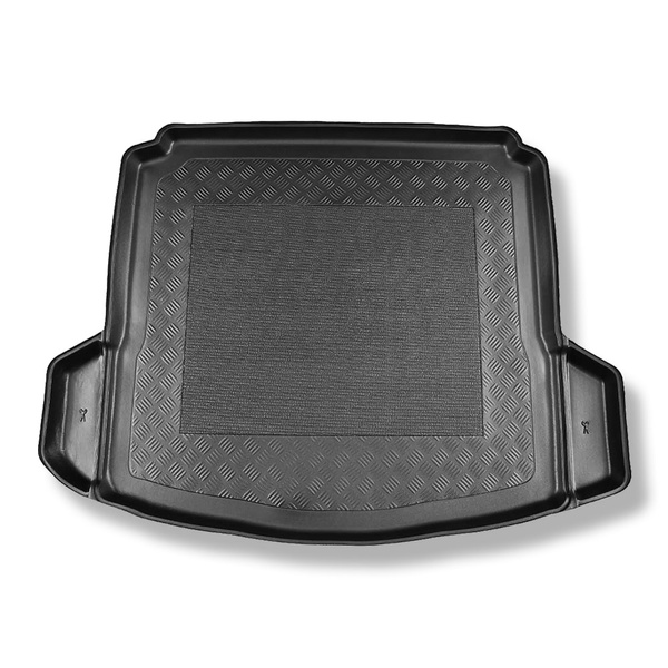 Alfombra para maletero adecuada para Renault Megane IV GrandCoupé (01.2017-....) - Protector maletero - Alfombrilla maletero antideslizante - compartimentos desmontables
