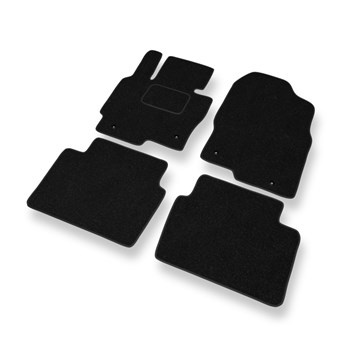 Alfombrillas de fieltro adecuadas para Mazda CX-5 I (2012-2017) - alfombras para coche - color negro