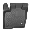 Conjunto de alfombrilla para maletero y alfombrillas para el interior del coche TPE PREMIUM para: Ford S-Max II Monovolumen (09.2015-....) - 7 plazas; 3a fila abatible