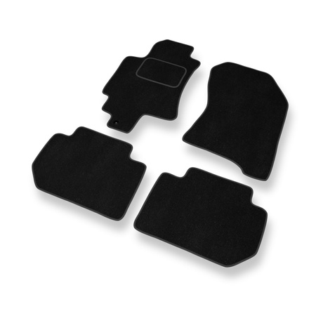 Alfombrillas de Velour adecuadas para Subaru Tribeca II (2007-2014) - alfombras para coche - Premium color negro