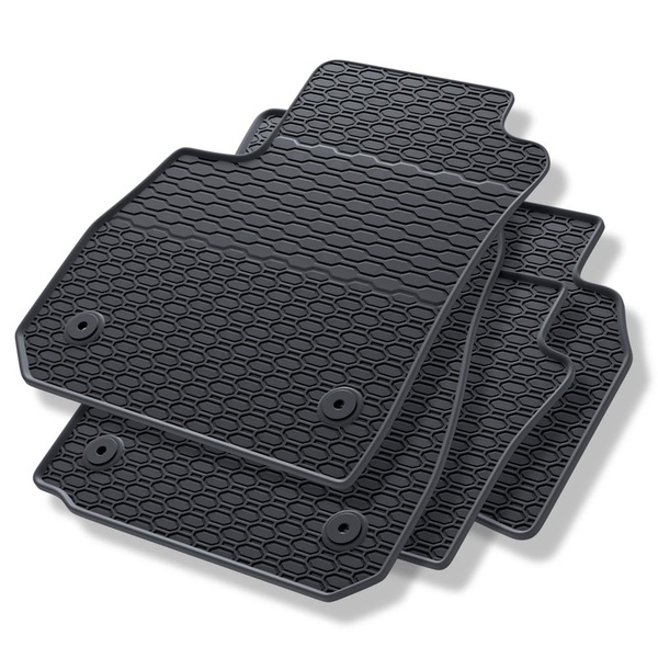 Alfombrillas de goma adecuadas para Opel Insignia II (2017-2023) - alfombras para coche - negro