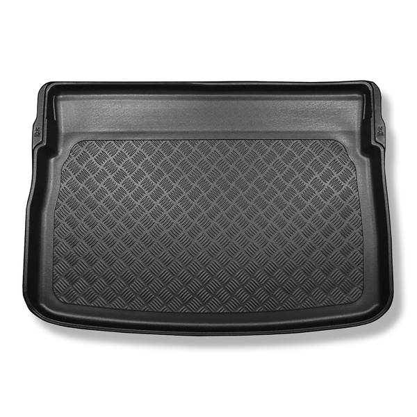 Alfombra para maletero adecuada para Volkswagen Golf Sportsvan VII Monovolumen (05.2014-12.2020) - Protector maletero - Alfombrilla maletero antideslizante - para las partes inferior y superior del maletero